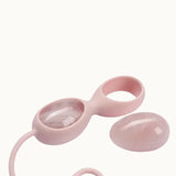 Ovos yoni de quartzo rosa